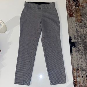 Work pants, stretch, black and white, size 2
